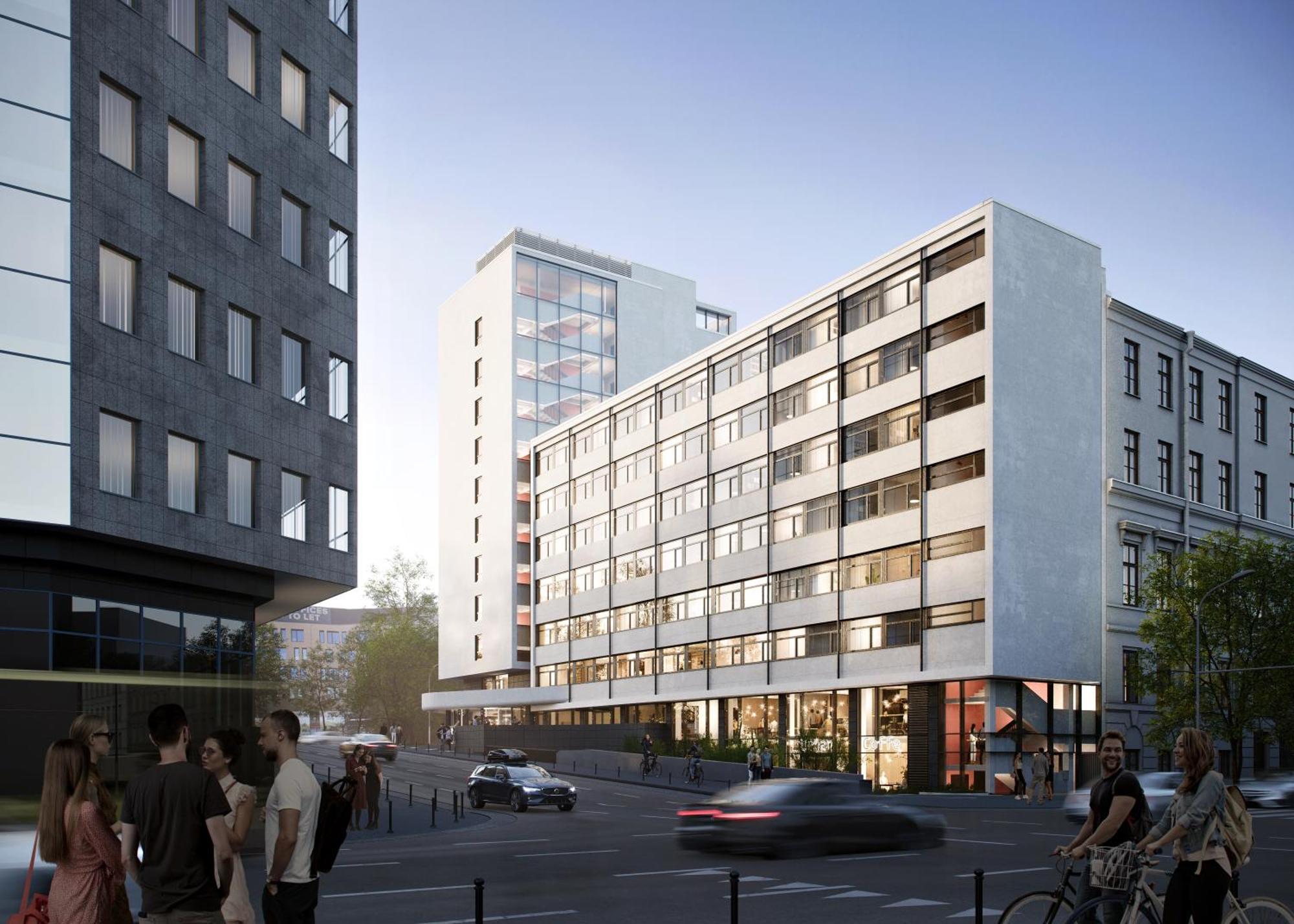 Aparthotel Zeitraum Solec Varšava Exteriér fotografie